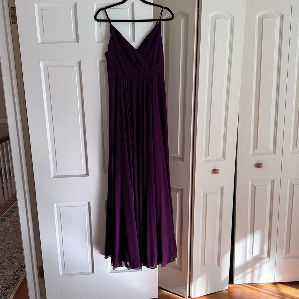 Purple Lulus Maxi Gown Size L